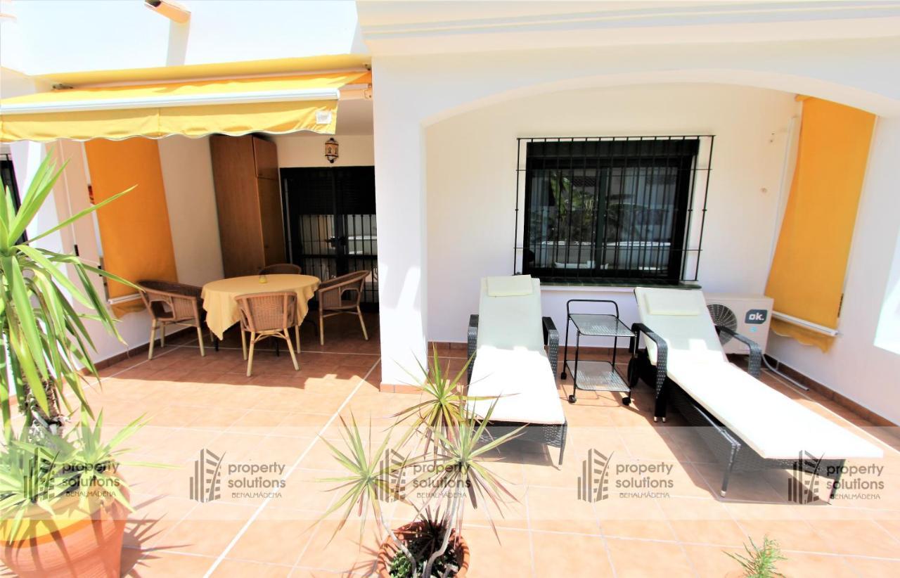 Pueblo Del Parque 3 - Terraza Soleada Con Jardin - Piscina Y Playa - Urbanizacion Tranquila Apartment Беналмадена Екстериор снимка