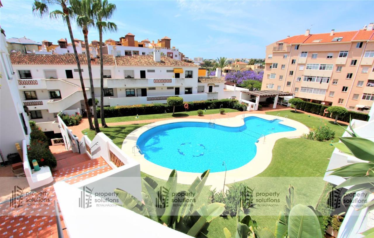 Pueblo Del Parque 3 - Terraza Soleada Con Jardin - Piscina Y Playa - Urbanizacion Tranquila Apartment Беналмадена Екстериор снимка