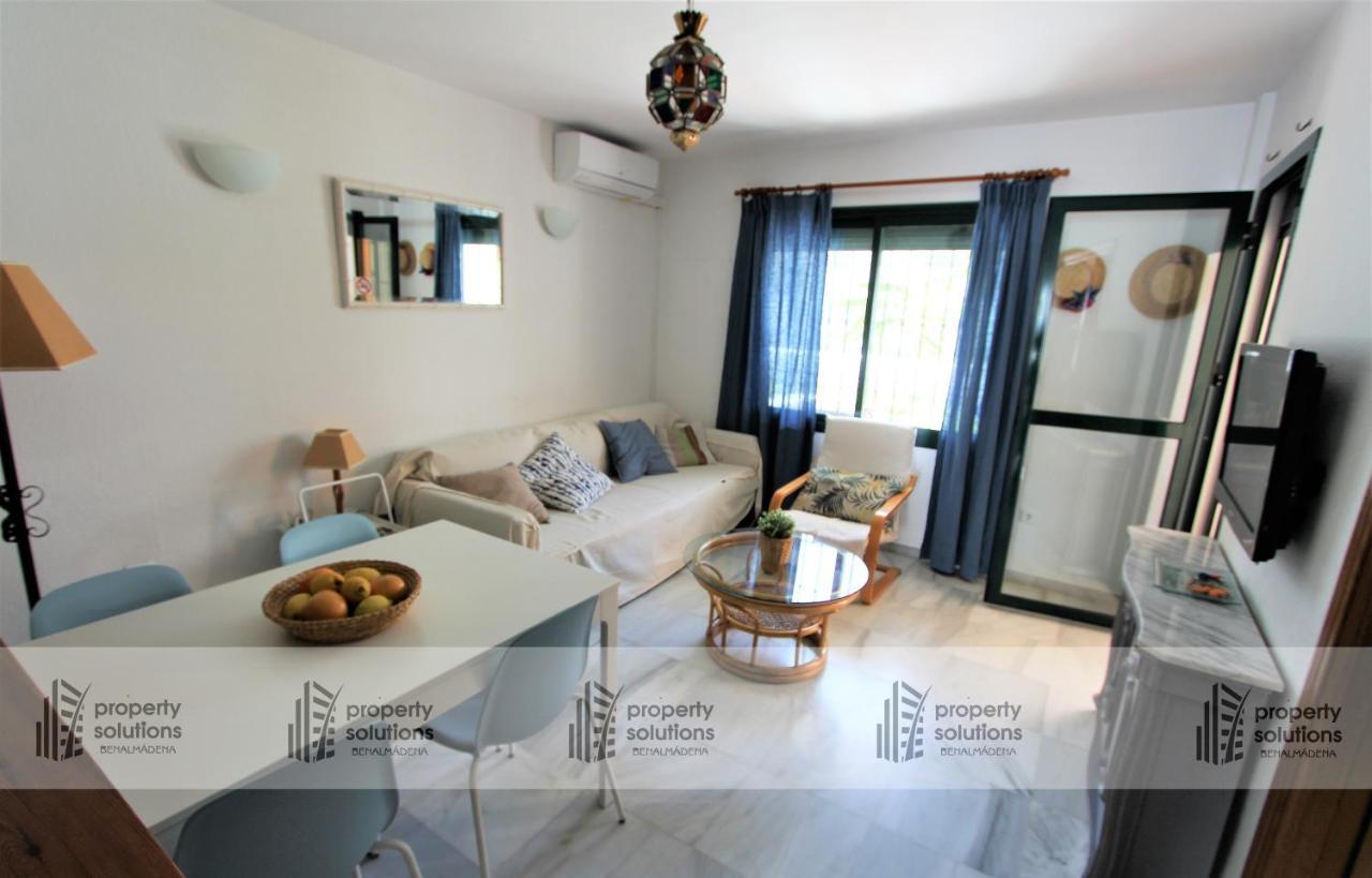 Pueblo Del Parque 3 - Terraza Soleada Con Jardin - Piscina Y Playa - Urbanizacion Tranquila Apartment Беналмадена Екстериор снимка