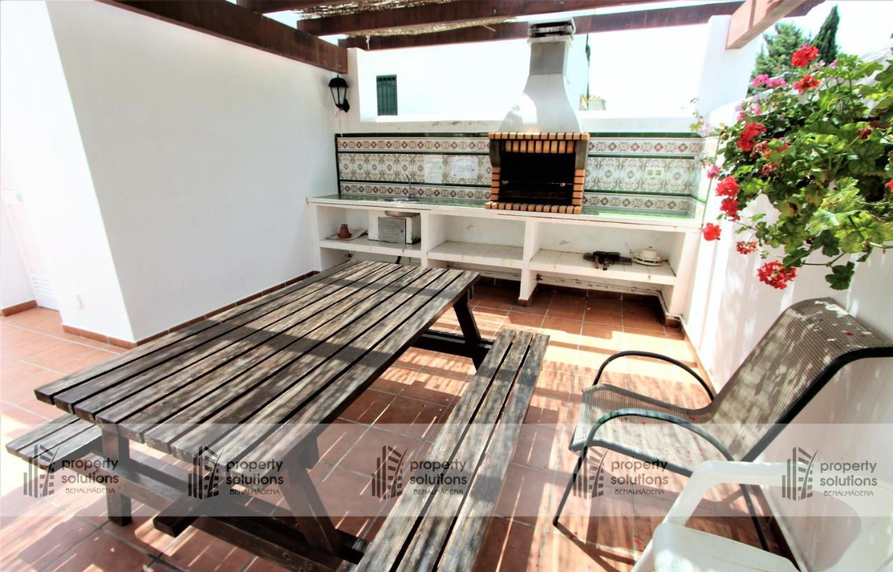 Pueblo Del Parque 3 - Terraza Soleada Con Jardin - Piscina Y Playa - Urbanizacion Tranquila Apartment Беналмадена Екстериор снимка