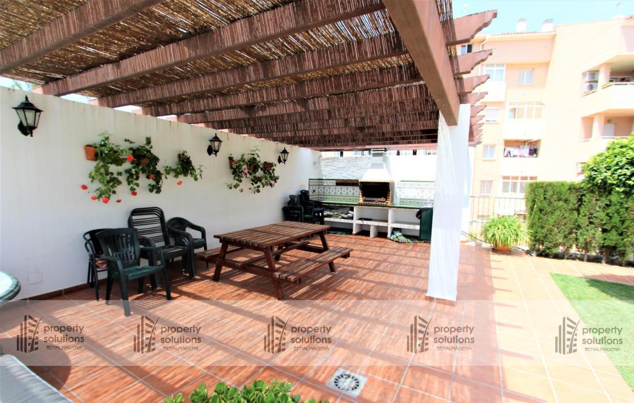 Pueblo Del Parque 3 - Terraza Soleada Con Jardin - Piscina Y Playa - Urbanizacion Tranquila Apartment Беналмадена Екстериор снимка