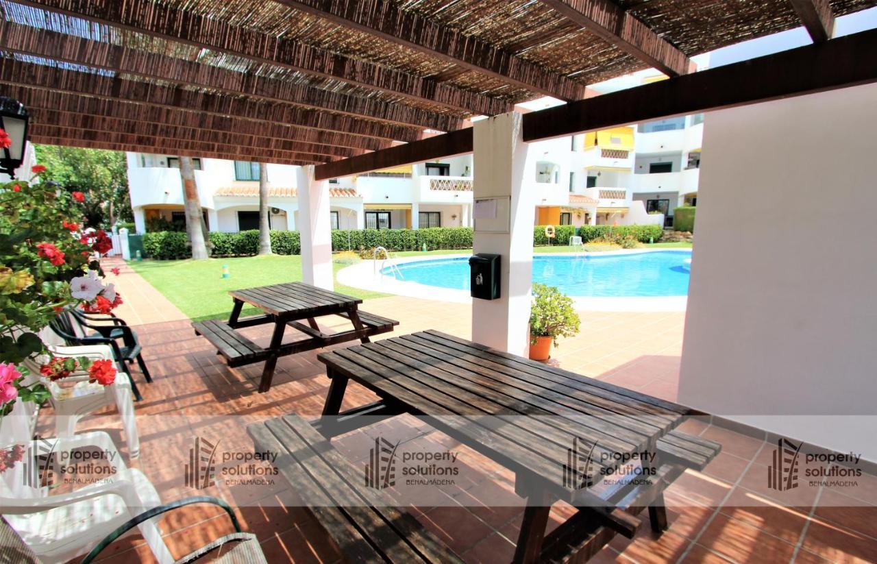 Pueblo Del Parque 3 - Terraza Soleada Con Jardin - Piscina Y Playa - Urbanizacion Tranquila Apartment Беналмадена Екстериор снимка